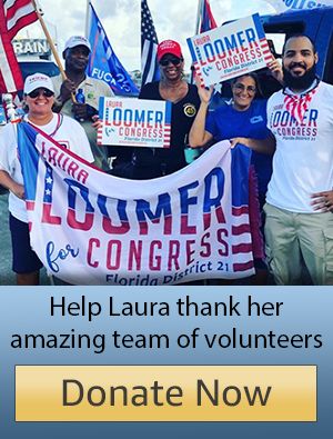 help laura thank her volunteers